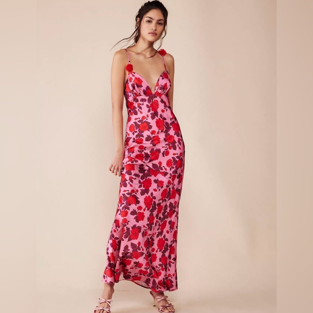For Love & Lemons Huda Maxi Dress Size 2X NWT - Picture 4 of 4